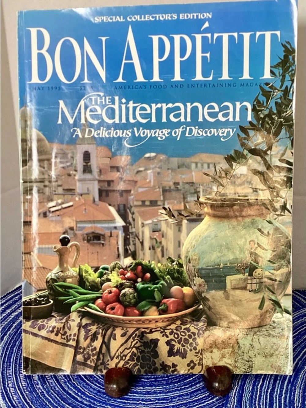 Vintage Bon Appetit Magazine May 1995 The Mediterranean Collectors Edition